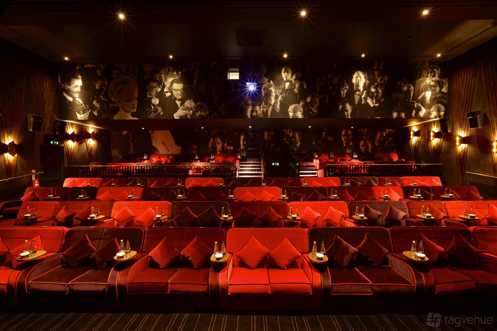 Seating area in cinema